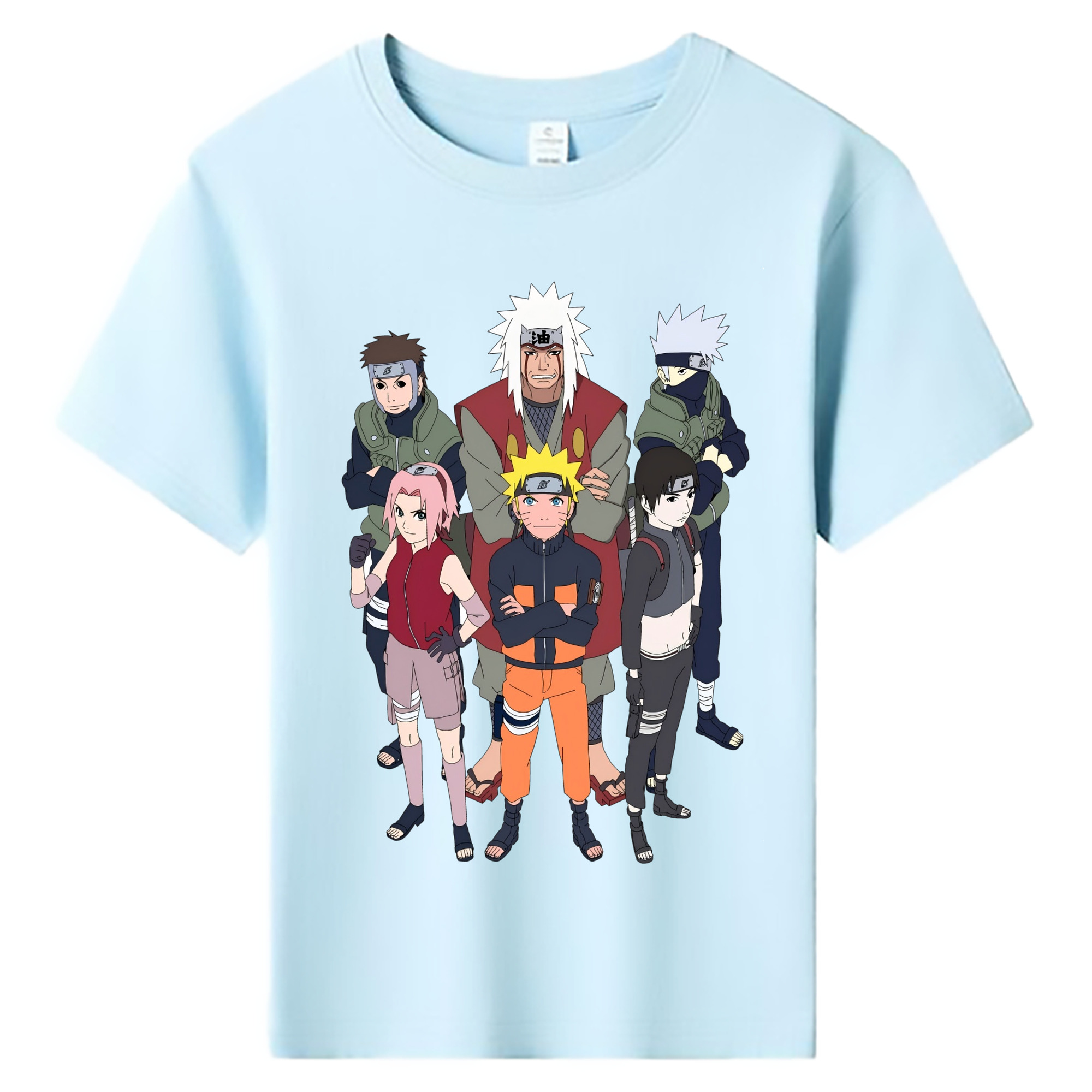 （画像用） NARUTO -ナルト- うずまき ナルト Uzumaki Naruto 綿100％キッズTシャツ（フロントプリント）